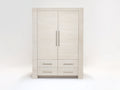 Armadio - MDF - 165x60x205 cm - Rovere chiaro - stile moderno minimalista