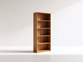 Librerie-legno ingegnerizzato-80x30x175 cm-legno naturale-scandinavo moderno