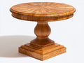 Tavolo da giardino-Legno massello-115x115x75 cm-legno naturale caldo-stile classico elegante