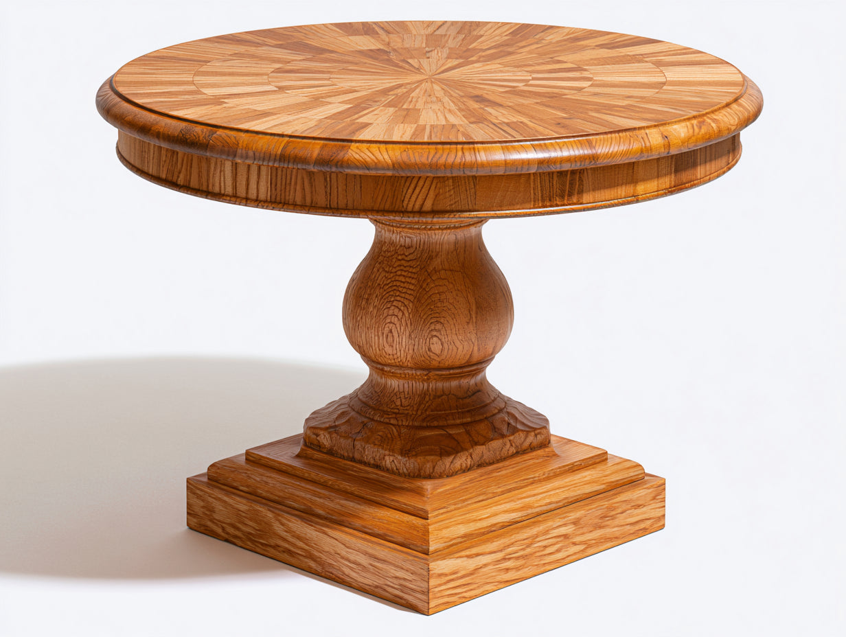 Tavolo da giardino-Legno massello-115x115x75 cm-legno naturale caldo-stile classico elegante
